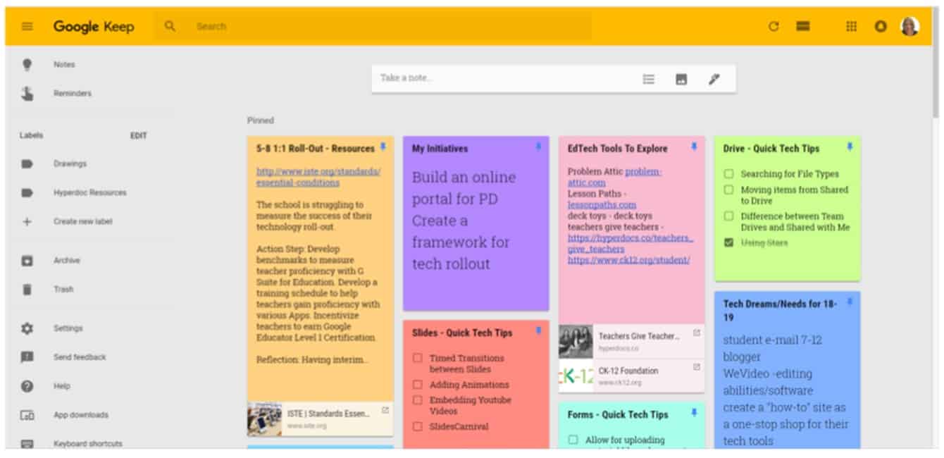 google keep
